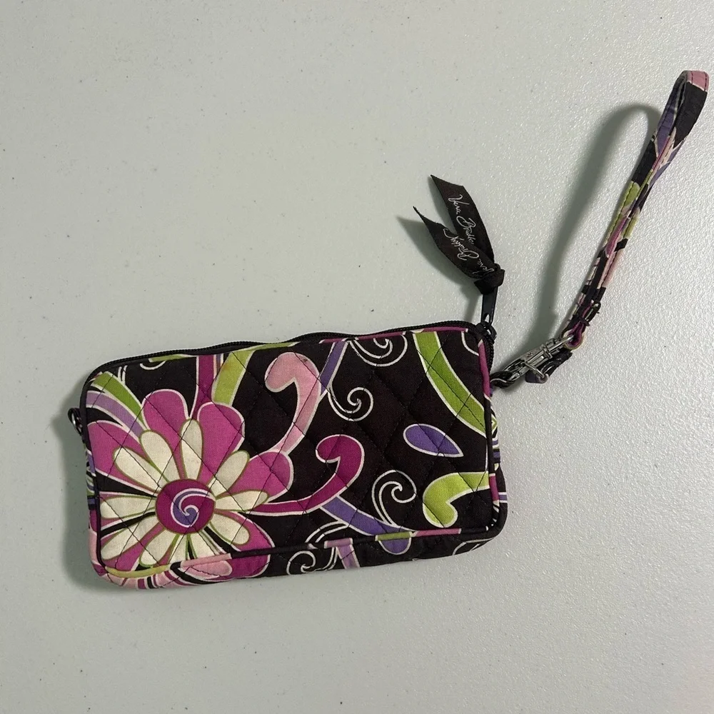 Vera Bradley Purple Punch Wristlet Wallet